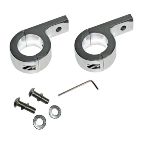 Custom Dynamics P-Clamp Fog Light Mounts For Harley