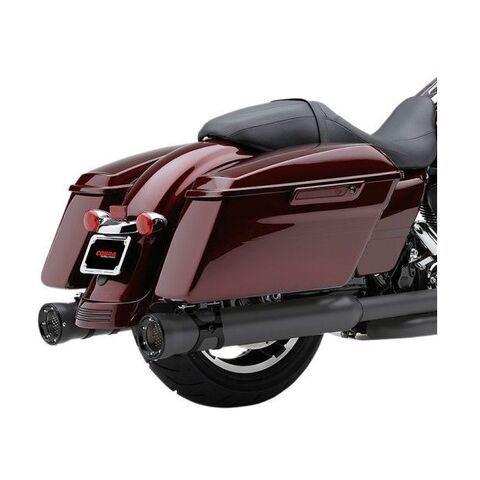 Cobra 4.5" RPT Slip-On Mufflers For Harley Touring 2017-2026 Raven Black [Blemished - Very Good]