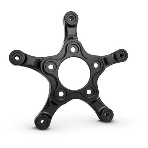 Arlen Ness Spider 320mm Brake Rotor Adapter For Harley Touring 2023-2026 For Arlen Ness Hubs / Black [Open Box]