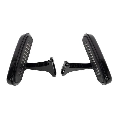 HogWorkz Passenger Floorboards For Harley Touring 1993-2026 Passenger / Black [Blemished - Very Good]