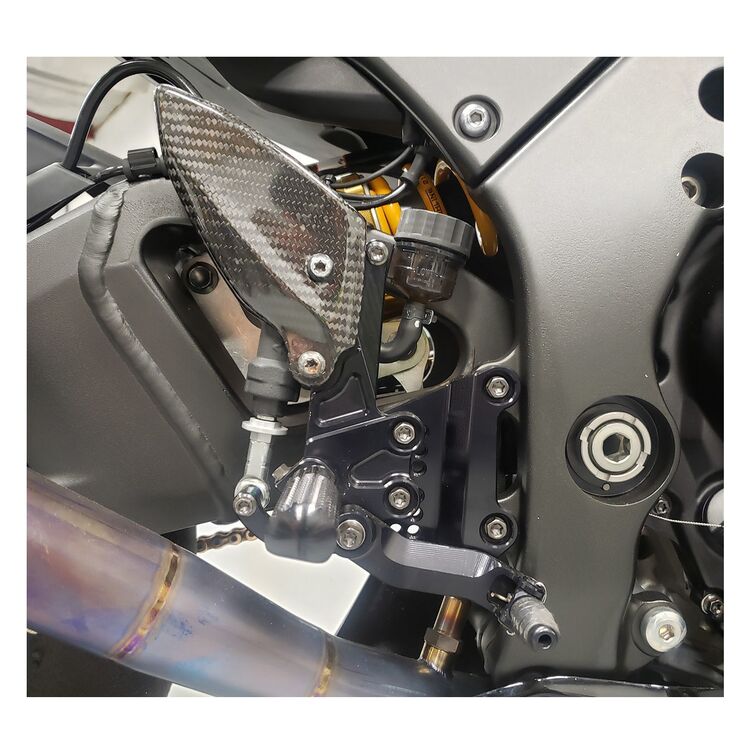 Graves Works Rearsets Kawasaki ZX10R / ZX10RR 2016-2025 Black [Previously Installed]