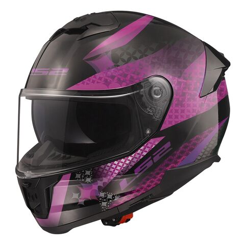 LS2 Stream II Lux Helmet Matte Black/Pink / SM [Open Box]