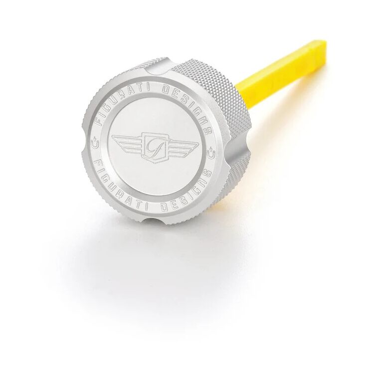 Figurati Designs Performance Aluminum Knurled Magnetic Oil Dipstick For Harley