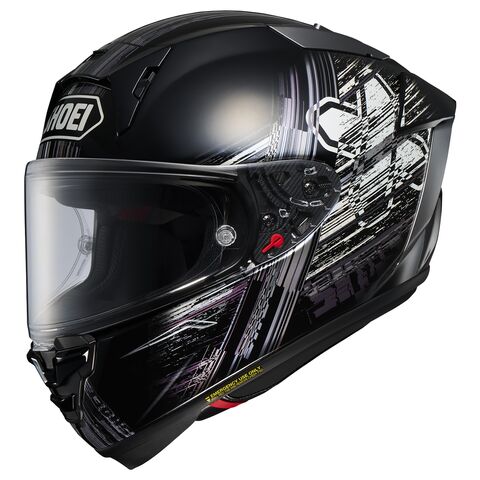 Shoei X-15 Cross Helmet Black/White / LG [Blemished - Very Good]