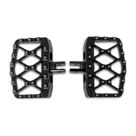 Burly Brand MX-Evolution Mini Floorboards For Harley Softail 2018-2026