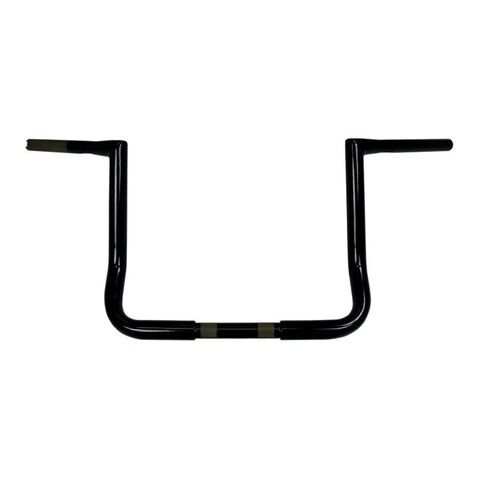 LA Choppers 1-1/4" Twin Peaks Bagger Handlebars For Harley Touring 2008-2025 12" Rise / Black [Open Box]