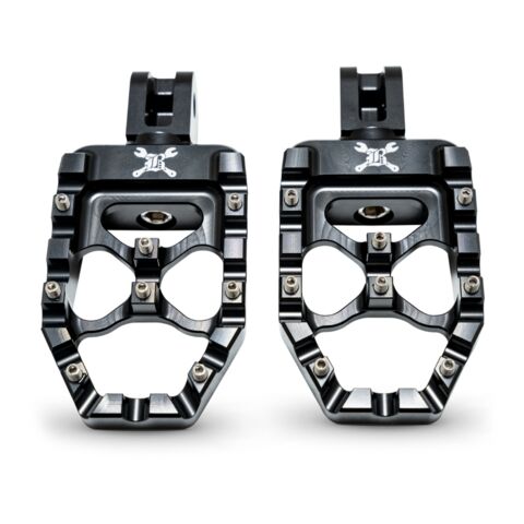 Burly Brand MX-Evolution Passenger Pegs For Harley Softail 2018-2026