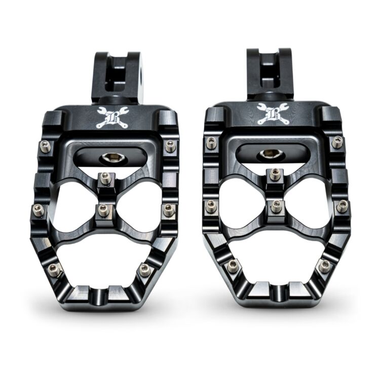 Burly Brand MX-Evolution Passenger Pegs For Harley Softail 2018-2026