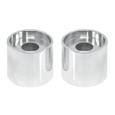 LA Choppers Handlebar Riser Extensions For Harley 2" Rise for 1.5" Bars / Chrome [Previously Installed]