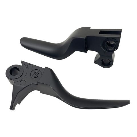 Drag Specialties Shorty Lever Set For Harley 1996-2017 Black [Open Box]