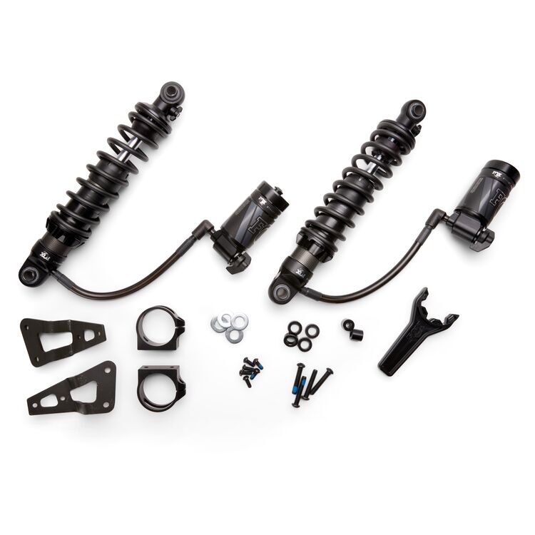 Fox Factory QS3-QSR Remote Reservoir Shocks For Harley Touring 1993-2026 Heavy Duty / 13" [Previously Installed]