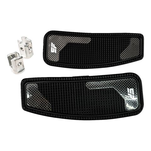 SlyFox Performance Mini Floorboards For Harley 2018-2026 Black Anodized [Previously Installed]