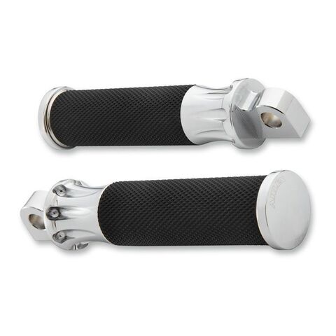 Arlen Ness Fusion Deep Cut Footpegs For Harley Chrome [Open Box]