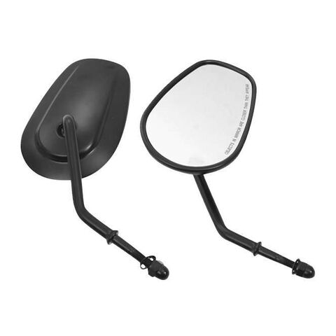 Biker's Choice OE Style Tapered Mirrors Long / Chrome [Open Box]