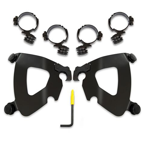 Memphis Shades Gauntlet Fairing Trigger-Lock Mount Kit Honda Rebel 1100 2021-2026 Black [Previously Installed]