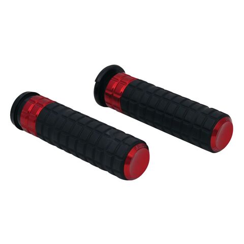 Arlen Ness Speedliner Grips For Harley Touring / Softail 2023-2026 Red [Open Box]