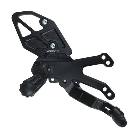 Vortex V3 2.0 Rearset Yamaha R3 2015-2024 Black [Previously Installed]