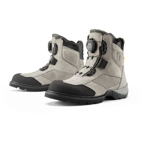 Icon Stormhawk WP Boots Grey / 14 [Open Box]