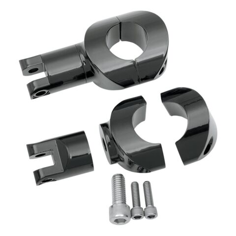 Drag Specialties Big Buffalo Highway Foot Peg Mounts For Harley Black [Previously Installed]