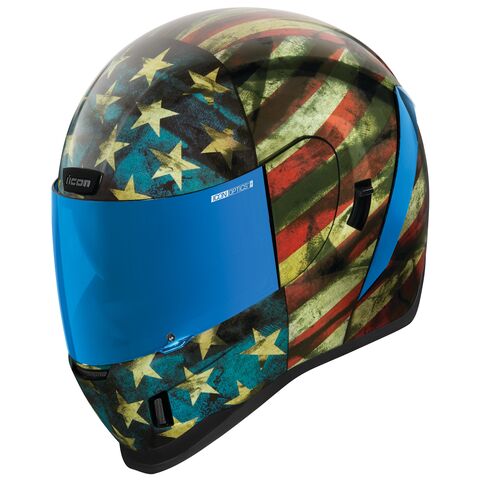 Icon Airform Old Glory Helmet Red/White/Blue / LG [Blemished - Very Good]