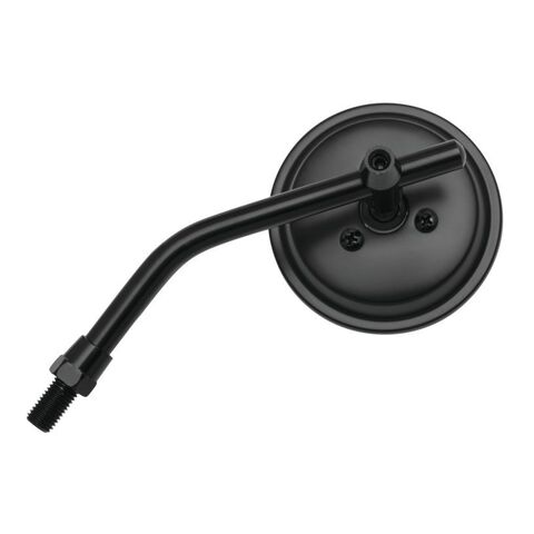 BikeMaster 3" Round Adjustable Length Mirror Black [Previously Installed]