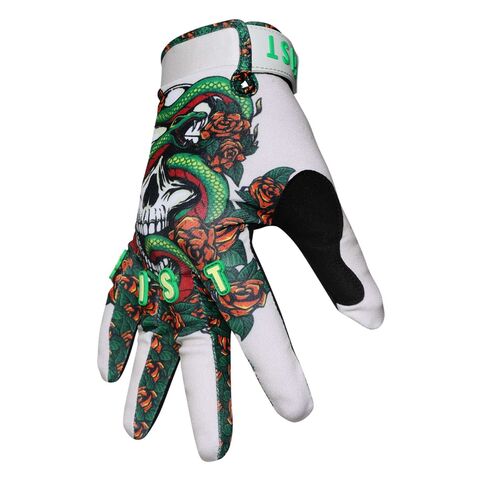Fist Handwear Strapped Poison Gloves