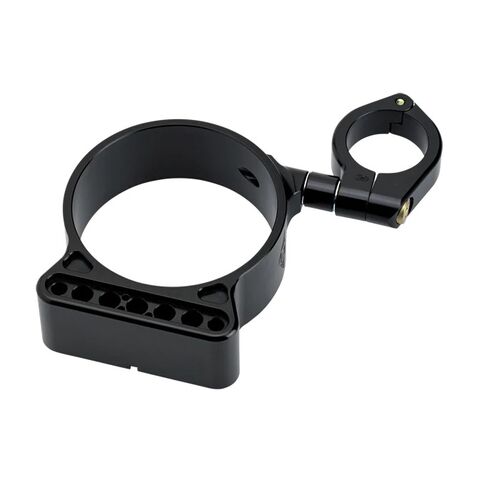 Joker Machine Side Mount OE Indicator Speedometer Relocation Bracket For Harley 2006-2022 Black [Previously Installed]