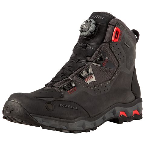 Klim Outlander GTX Boots Asphalt/High Risk Red / 12 [Blemished - Very Good]