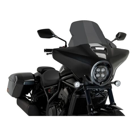 Puig High-Road Touring Screen Honda Rebel 1100T 2023-2026 Dark Smoke [Open Box]