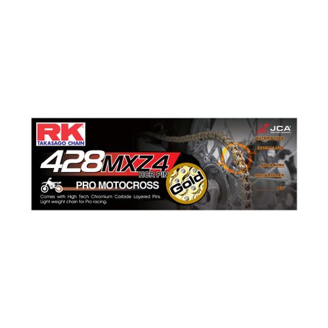 RK Chains 428 MXZ4 Chain