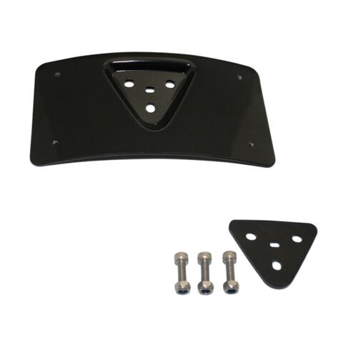 Custom Dynamics Radius Laydown License Plate Frame Mount For Harley Black [Open Box]
