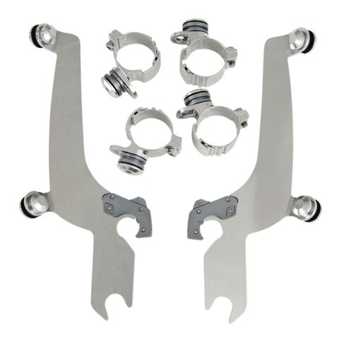 Memphis Shades Sportshield Trigger-Lock Mount Kit For Harley Super Glide / Softail / Dyna 1985-2013 P... [Open Box]