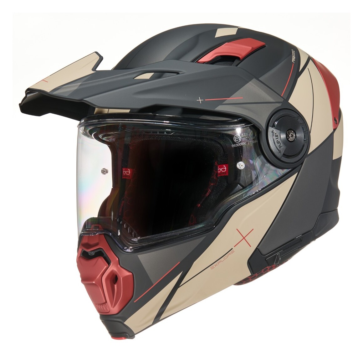 aldi motorcycle helmet 2017 KLIM Alpha X1 Adventure White / X-Large install the included XLT120 Pinlock insert SEDICI Adventure Modular Ridge Helmet