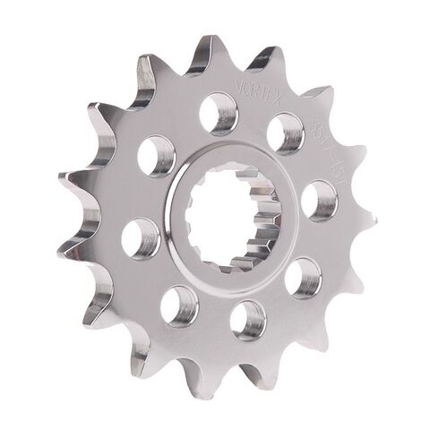 Vortex 525 Front Sprocket Yamaha 1984-2026 15T / Chrome [Previously Installed]