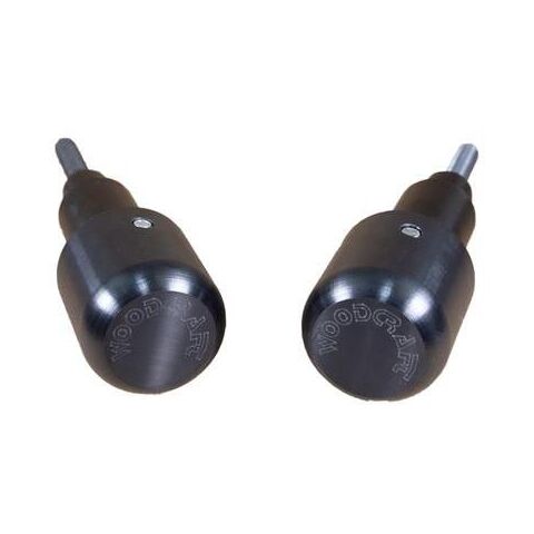 Woodcraft Frame Slider Kit Aprilia RS 660 / Tuono 660 2021-2026 Black / Shorty Pucks [Previously Installed]