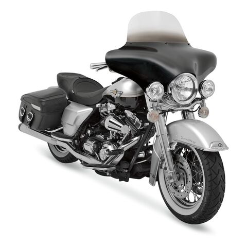 Memphis Shades Batwing Fairing For Harley / Metric Black [Previously Installed]