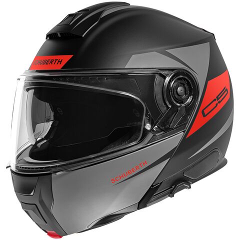 Schuberth C5 Eclipse Helmet Black/Grey/Red / XL [Open Box]