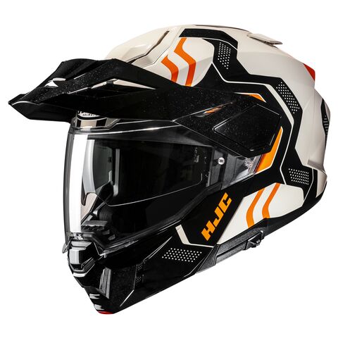 HJC i80 Velly Helmet Beige/Black/Orange / XL [Open Box]
