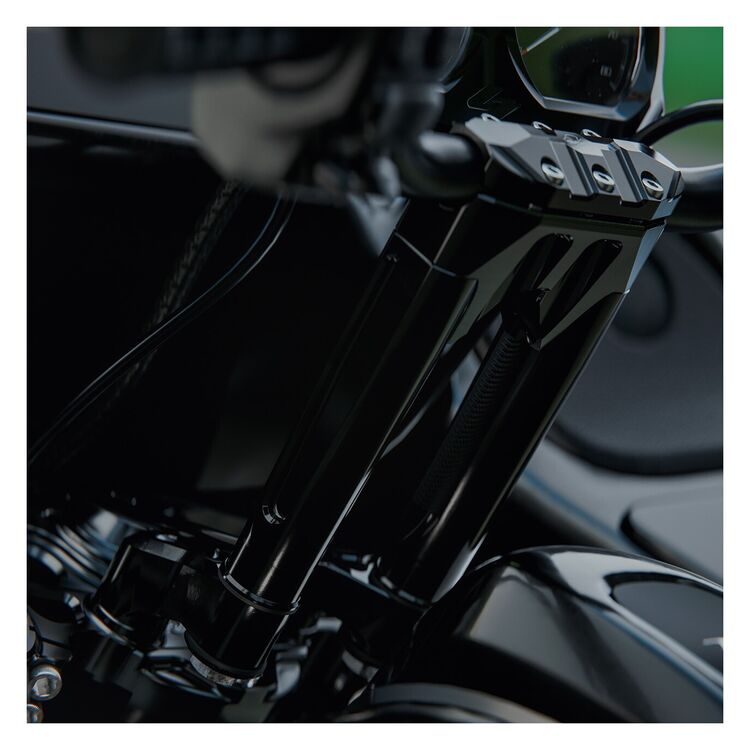 Kraus SDC Dagger Pullback Plate For Harley Touring / Softail 1983-2026 Black Anodized [Open Box]