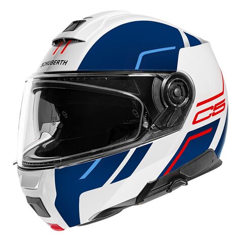 Schuberth C5 Master Helmet Blue/White/Red / LG [Open Box]