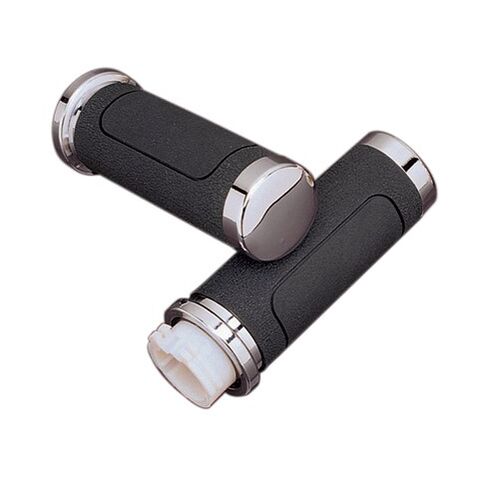 Milwaukee Twins Big V Cruiser Grip Set For Harley With Dual Cable Throttle [Previously Installed]