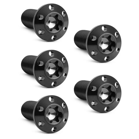 Arlen Ness Holeshot Titanium Hub Mount Rotor Bolt Kit For Harley 1986-2026 Front / Black [Open Box]