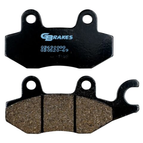 GBrakes Semi-Metallic Front Brake Pads GB0520-69
