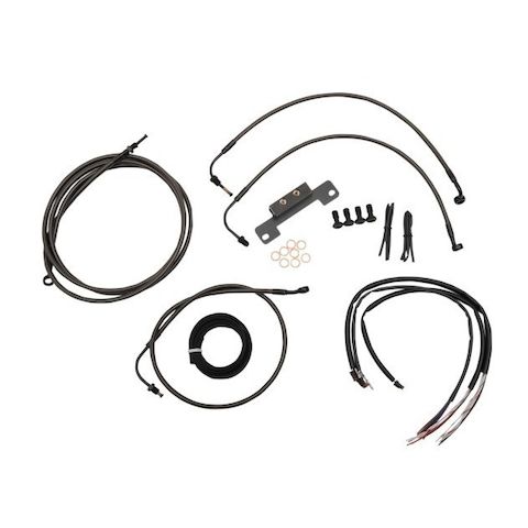 LA Choppers Handlebar Cable Brake Line And Wire Kit For Harley Touring 2023-2026