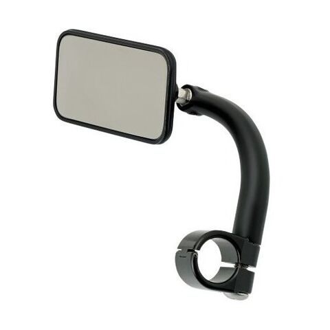 Biltwell Utility 7/8" Clamp-On Mirror Rectangle / Black [Blemished - Very Good]