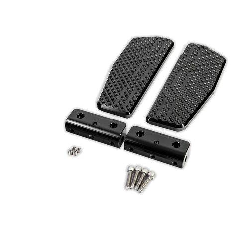 LA Choppers County Line Passenger Mini Floorboards For Harley Touring 1993-2026