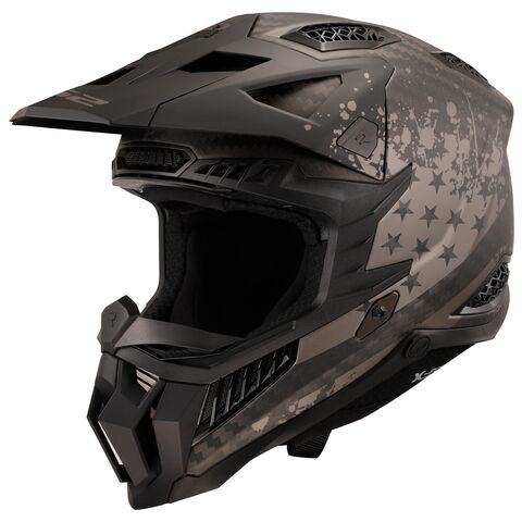 LS2 X Force Flag Helmet Matte Black/Grey / MD [Open Box]