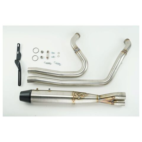 Sawicki Speed Shop Intimidator 2-Into-1 Mid-Length Exhaust For Harley Softail 2018-2026