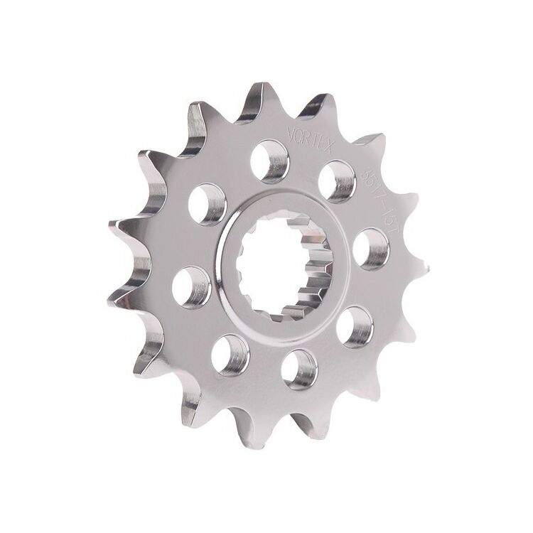 Vortex 520 Front Sprocket Kawasaki / Honda 15T / Chrome [Previously Installed]