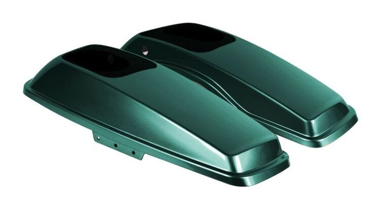 HogWorkz OE Color Matched Saddlebag Speaker Lids For Harley Touring 2014-2025